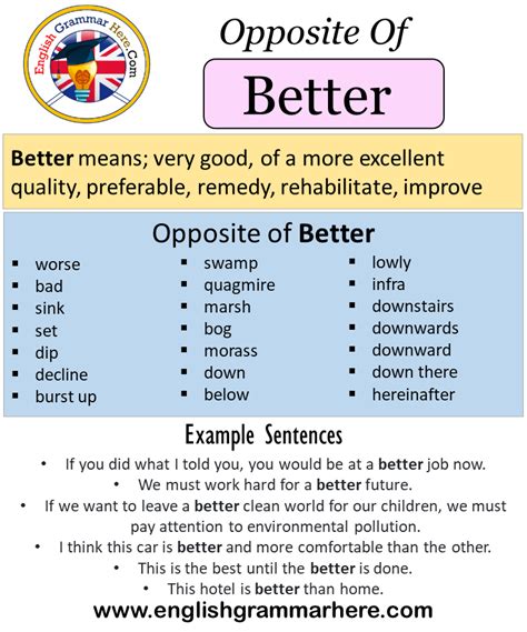 better antonyms|opposite words for better.